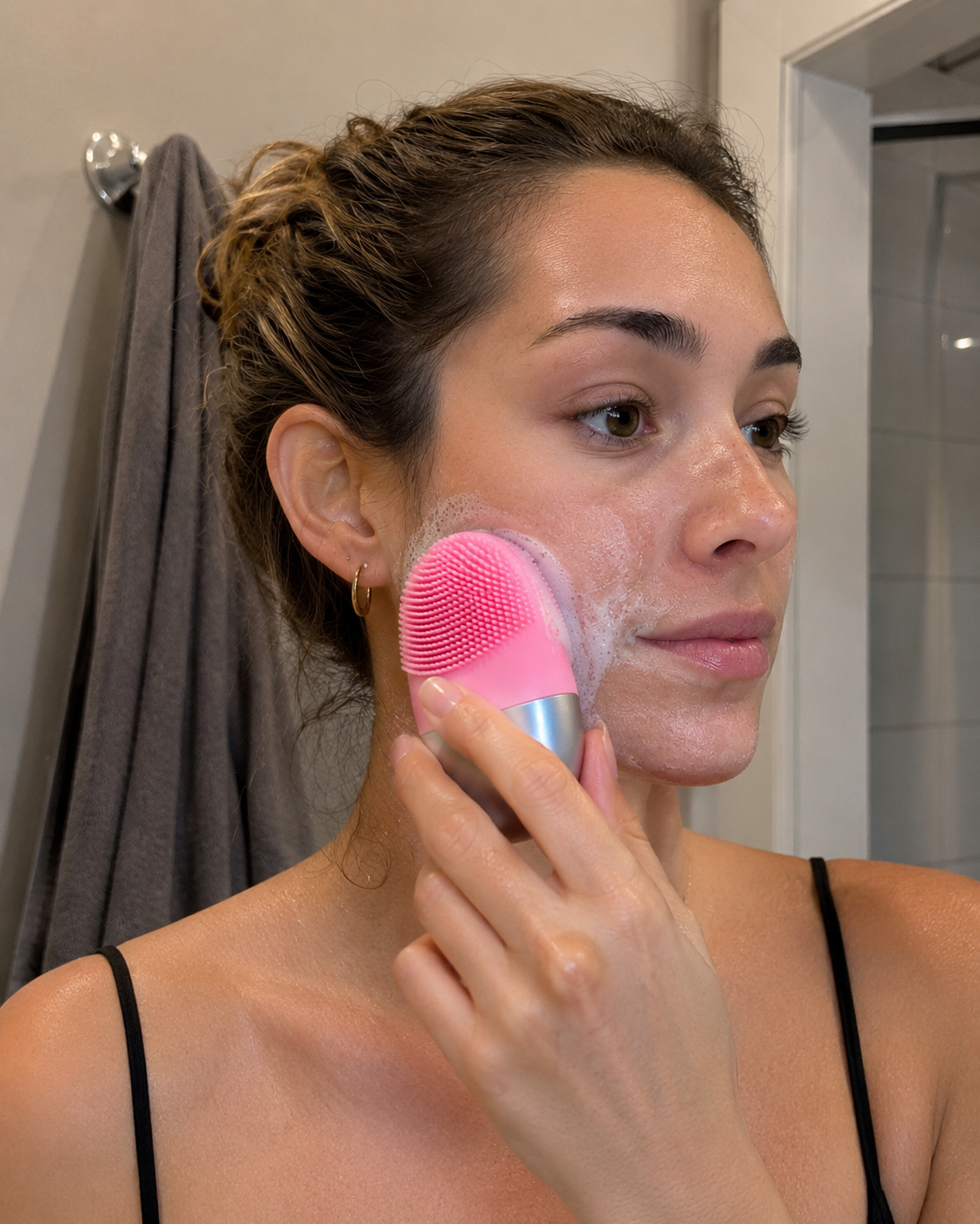 GlowCleanse Pro — Sonic Silicone Face Brush